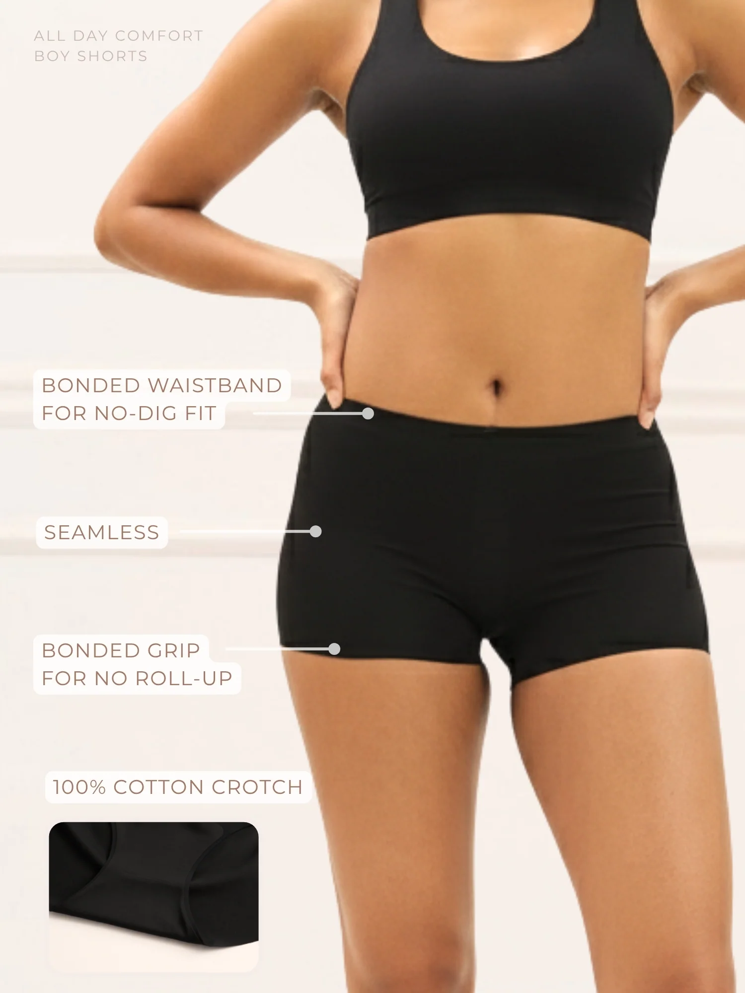 All Day comfort Boy Shorts - Image 3