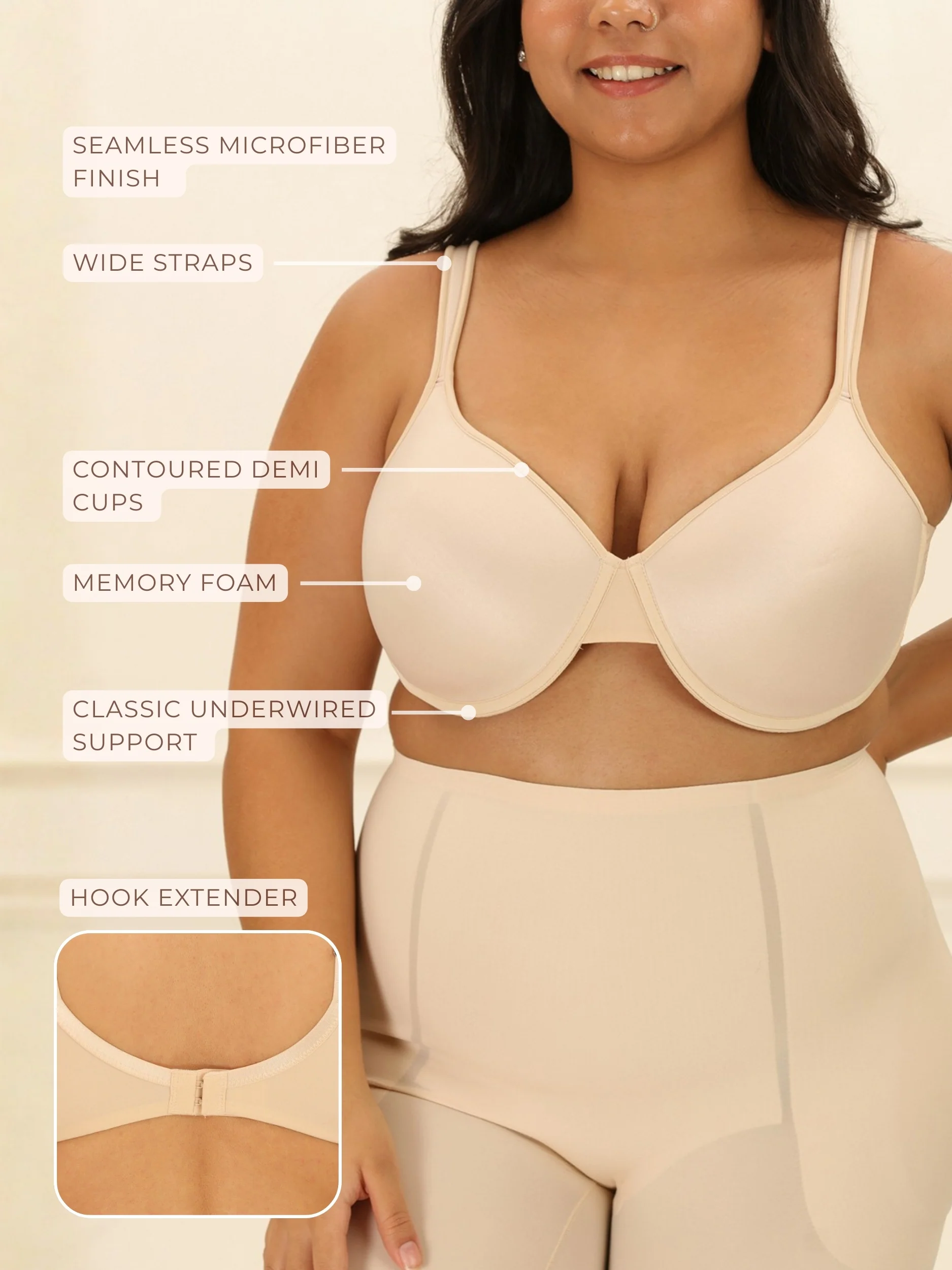 All Day Comfort Demi / Medium Coverage Bra - Image 10