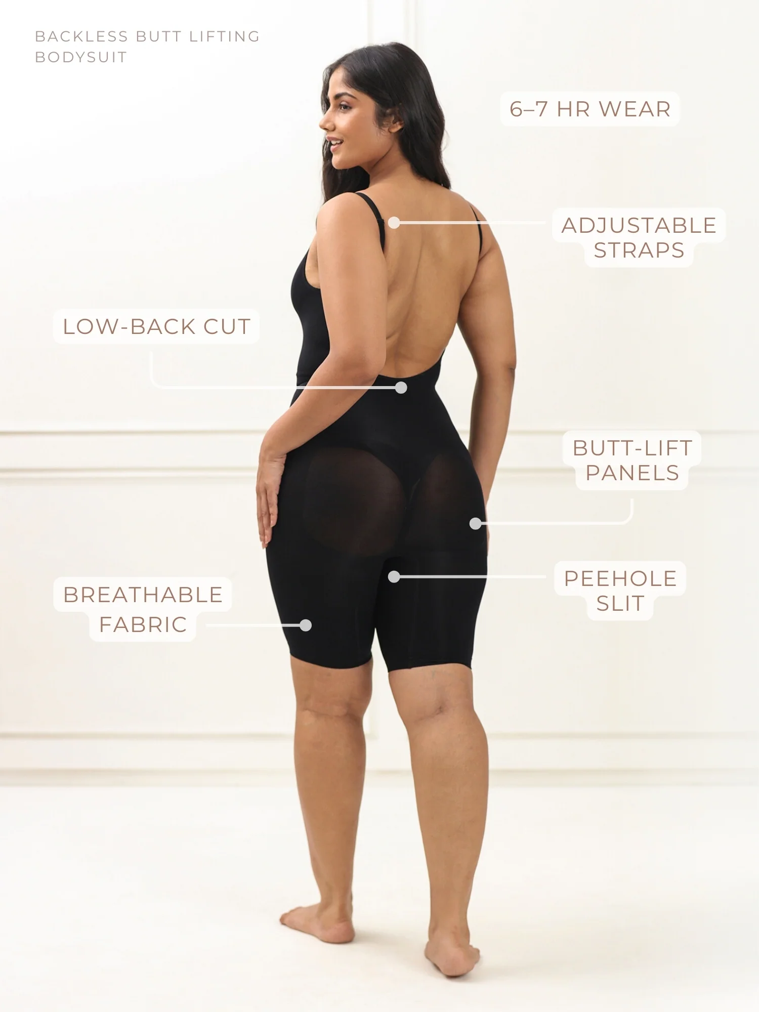 Backless Butt Lifting Bodysuit - Image 5