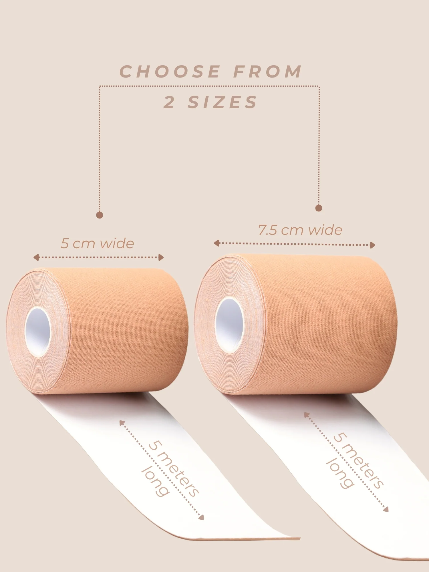 Body Tape for Women – Fabric-Friendly, Invisible Double Sided Tape, Skin-Safe Adhesive, Dispenser, Clothing Tape for Saree Draping, Neckline & Lehenga India - Image 5