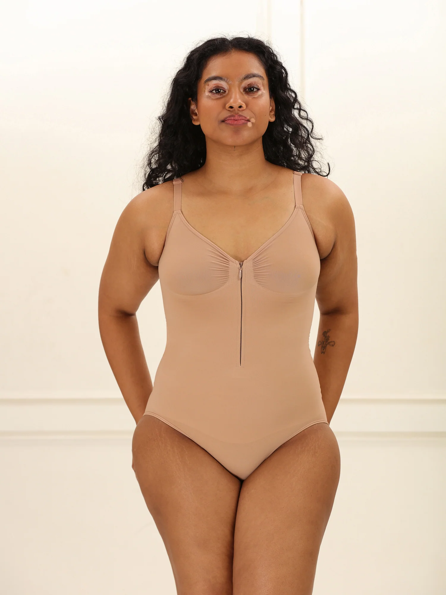 Front Zip Brief Bodysuit - Image 9