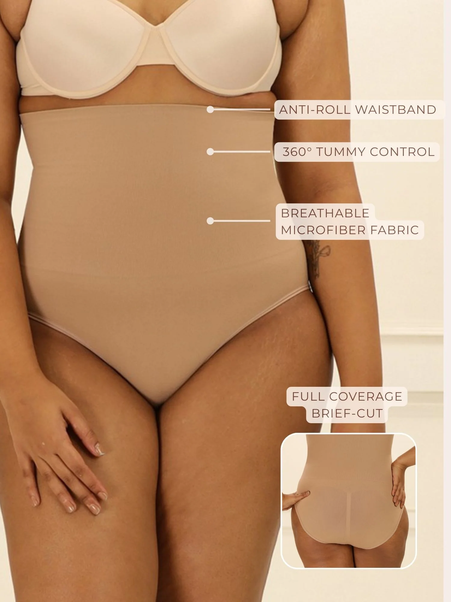 High Waisted Tummy Tucker Briefs - Image 8