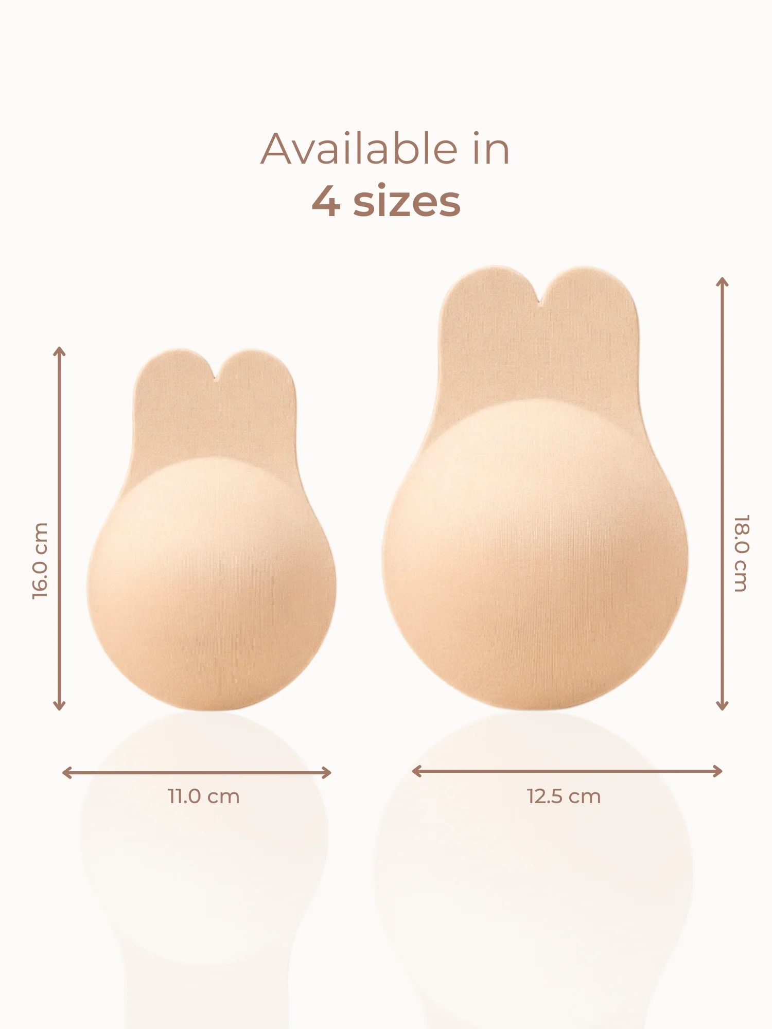 Reusable Adhesive Bunny Ups – Rabbit Ear Lift Design, Non-Adhesive Nipple Zone, Extra Lift Support - Image 4