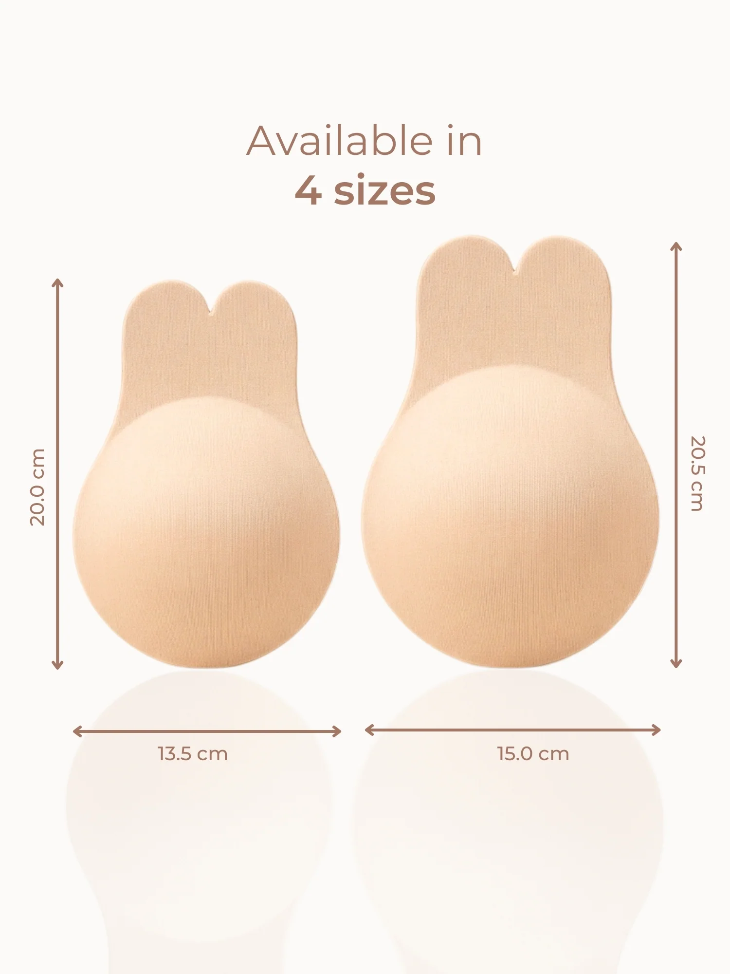 Reusable Adhesive Bunny Ups – Rabbit Ear Lift Design, Non-Adhesive Nipple Zone, Extra Lift Support - Image 5