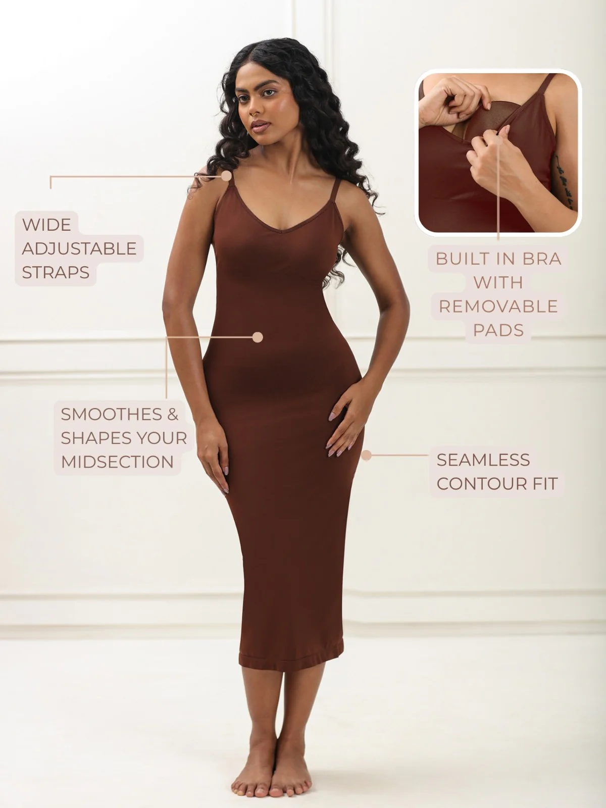 Built in bra bodycon dress - Image 5