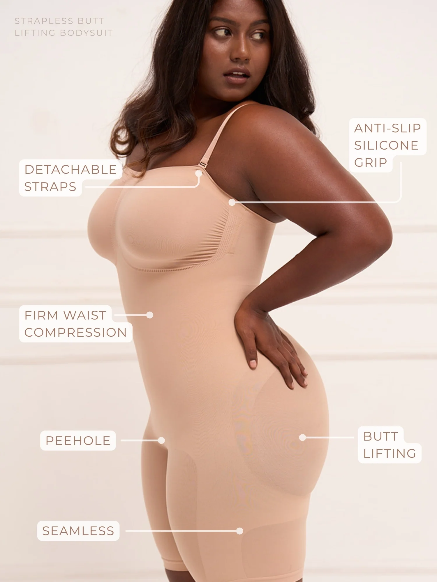 Strapless Butt Lifting Bodysuit - Image 24
