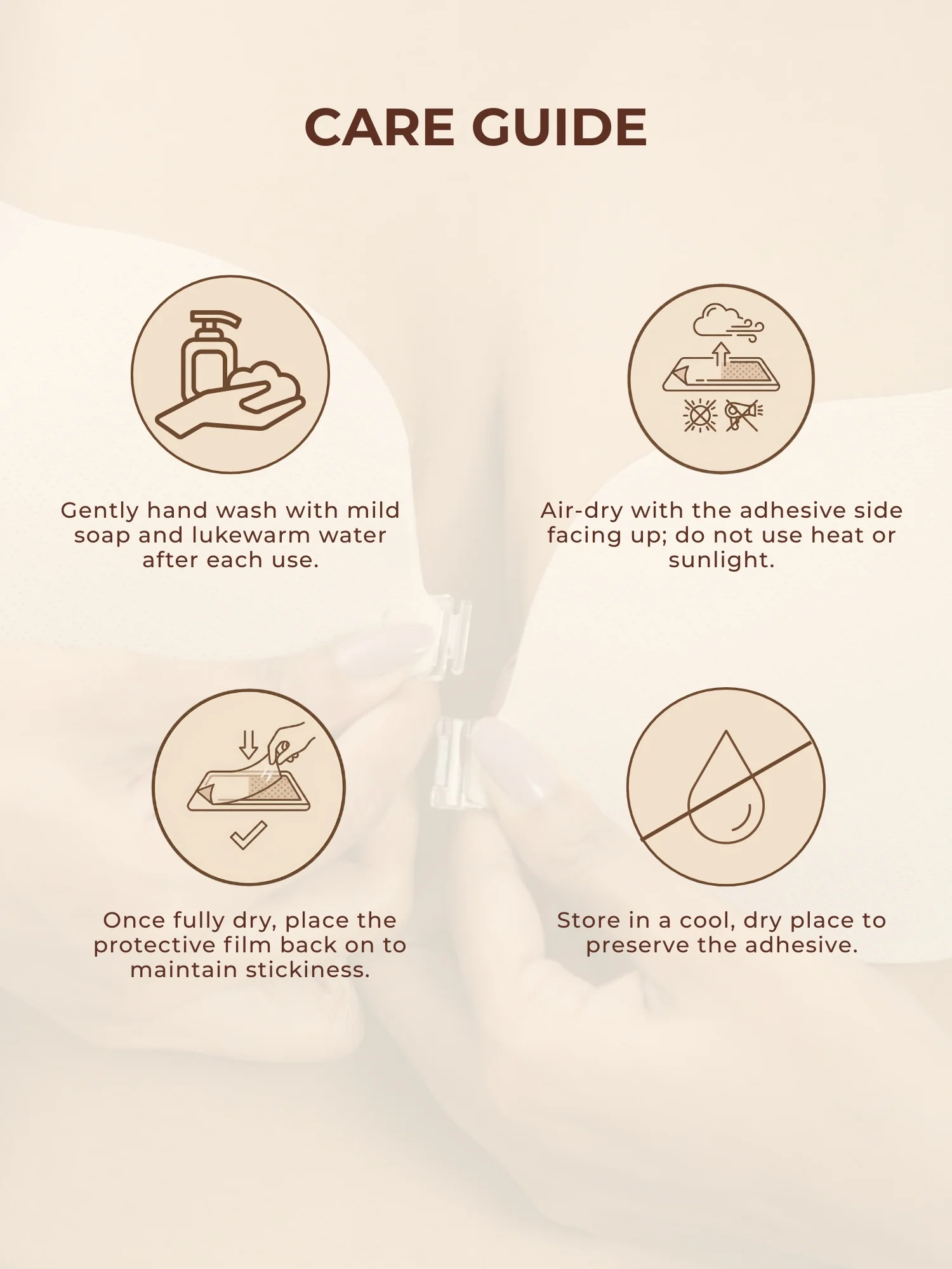Adhesive Bra with Front Clip – Cotton, AirLock Glue, Extra Lift & Shape, Seamless Invisible Finish - Image 13