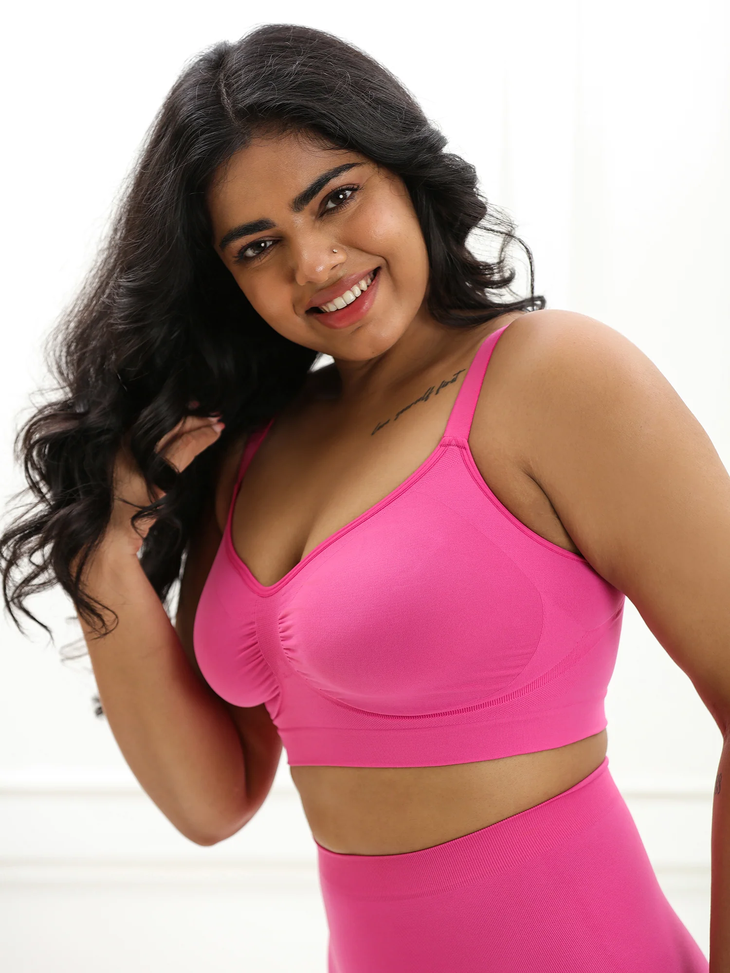 Wireless Shaping Bra - Seamless Non-Padded Wireless T Shirt Bra with Full Coverage - Image 24