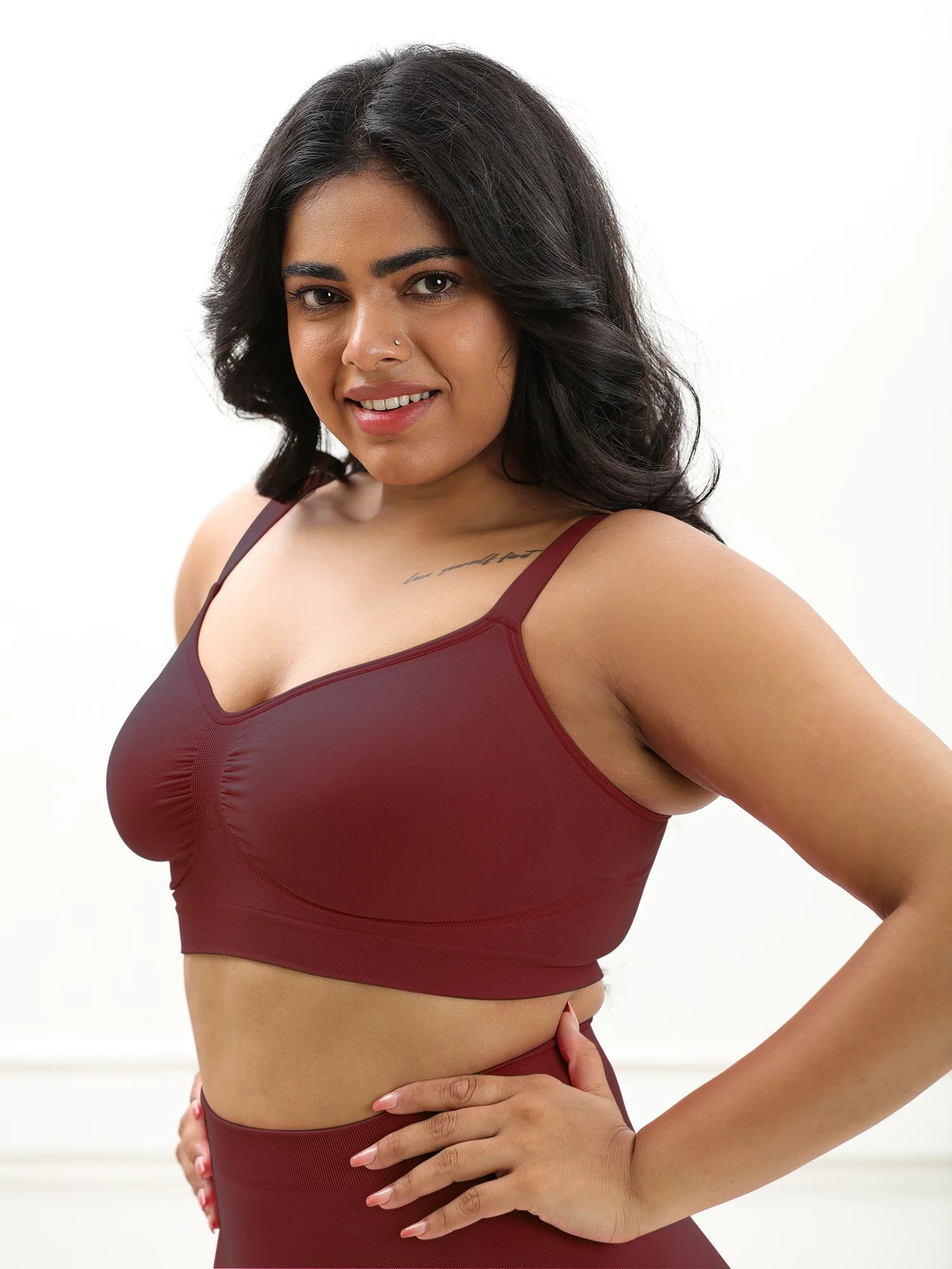 Wireless Shaping Bra - Seamless Non-Padded Wireless T Shirt Bra with Full Coverage - Image 30