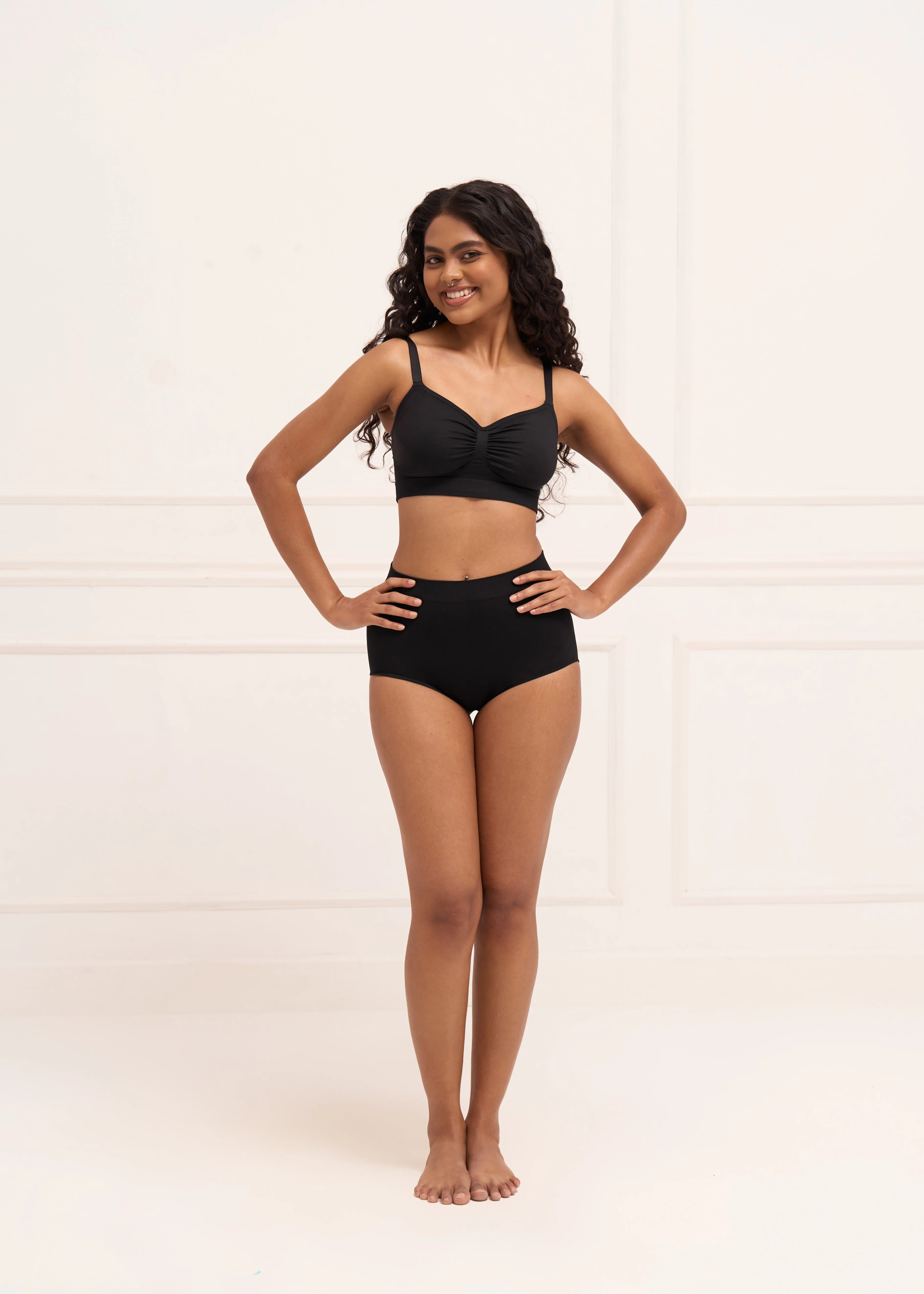 Wireless Shaping Bra - Seamless Non-Padded Wireless T Shirt Bra with Full Coverage - Image 5
